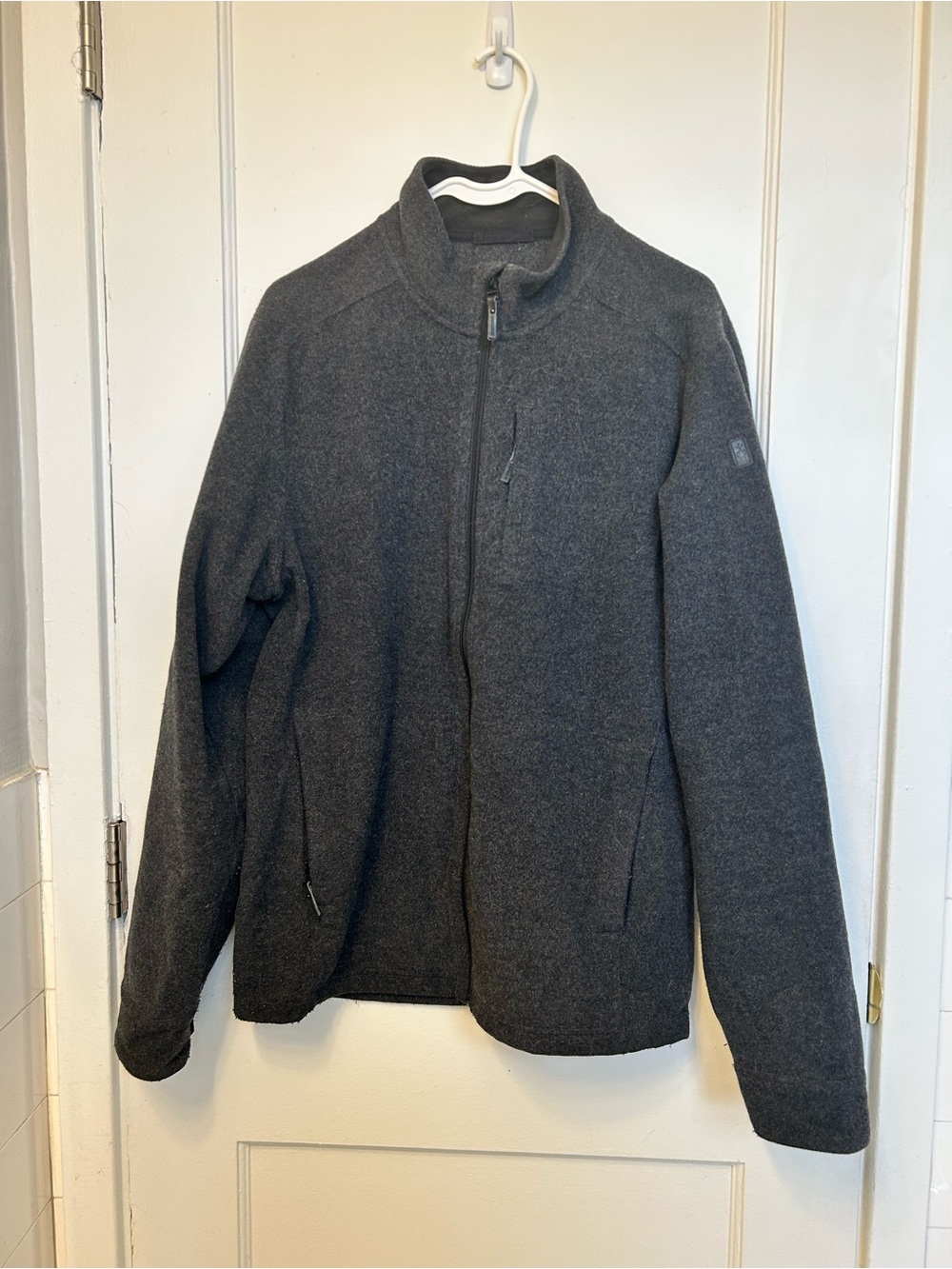 Smartwool Men's Charcoal Full-Zip Merino Blend Jacket